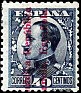 Spain - 1931 - Characters - 40 CTS - Blue - Spain, Characters, Alfonso XIII - Edifil NE25 - Alfonso XIII - 0